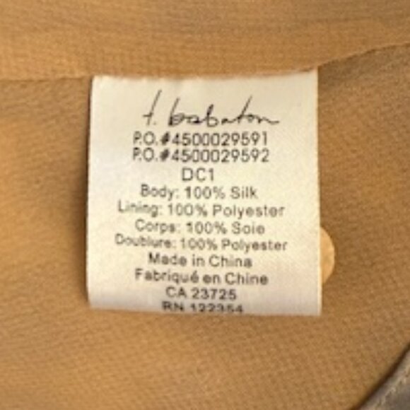 Aritzia Babaton Silk Leopard Print Shirt Dress, Size Small - Picture 7 of 11